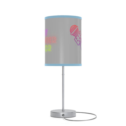 Lamp on a Stand, US|CA plug: Music Lite Grey