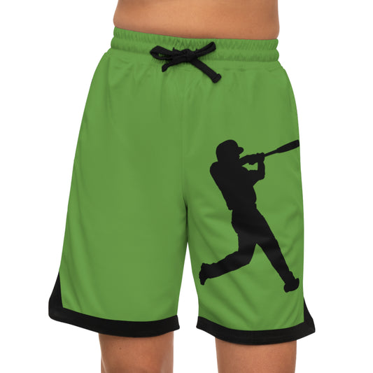 Basketball Rib Shorts: Baseball Green