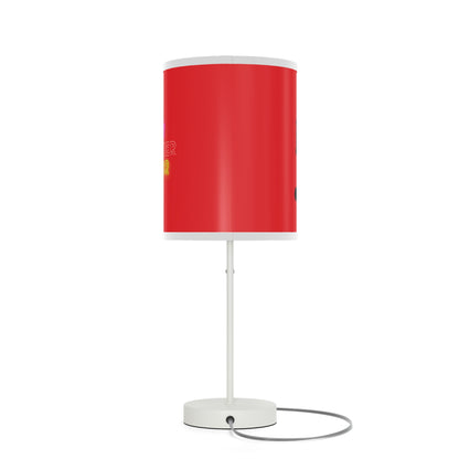 Lamp on a Stand, US|CA plug: Soccer Red