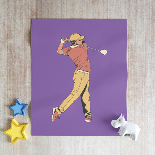 Throw Blanket: Golf Lite Purple