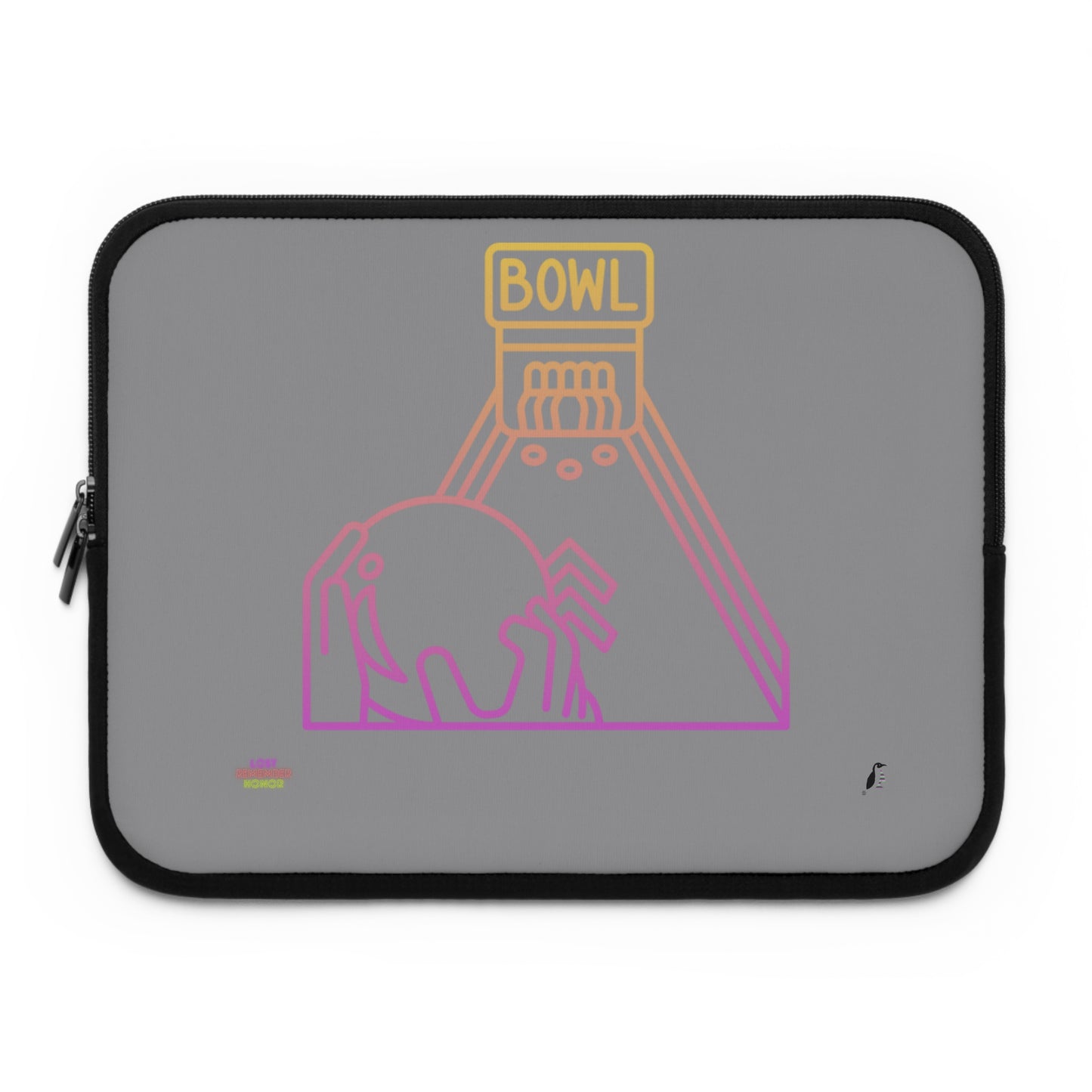 Laptop Sleeve: Bowling Grey