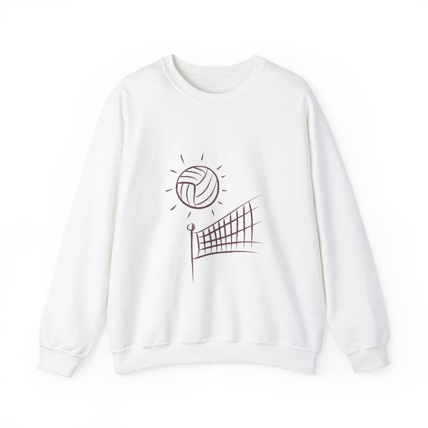 Heavy Blend™ Crewneck Sweatshirt: Volleyball #1 