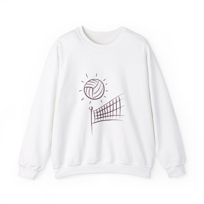 Heavy Blend™ Crewneck Sweatshirt: Volleyball #1