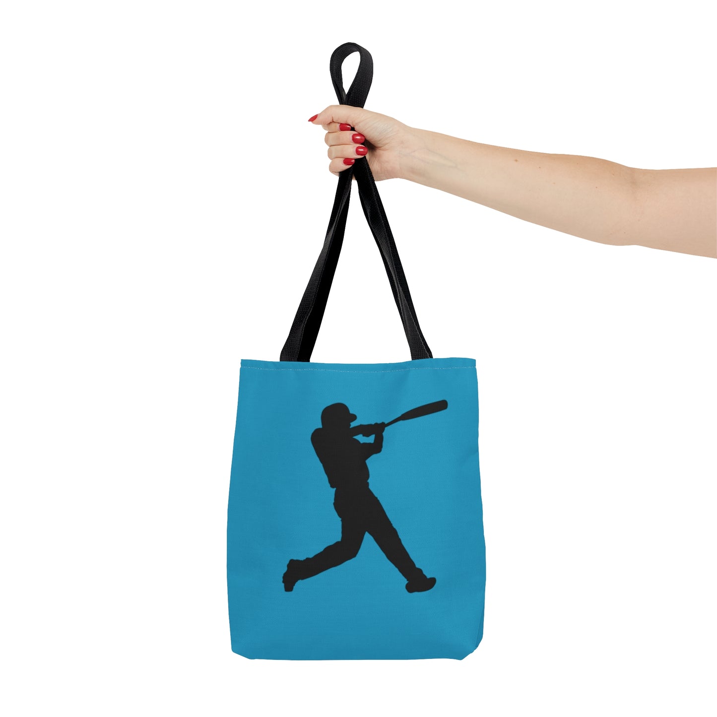 Tote Bag: Baseball Turquoise