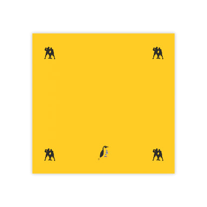 Post-it® Note Pads: Basketball Yellow