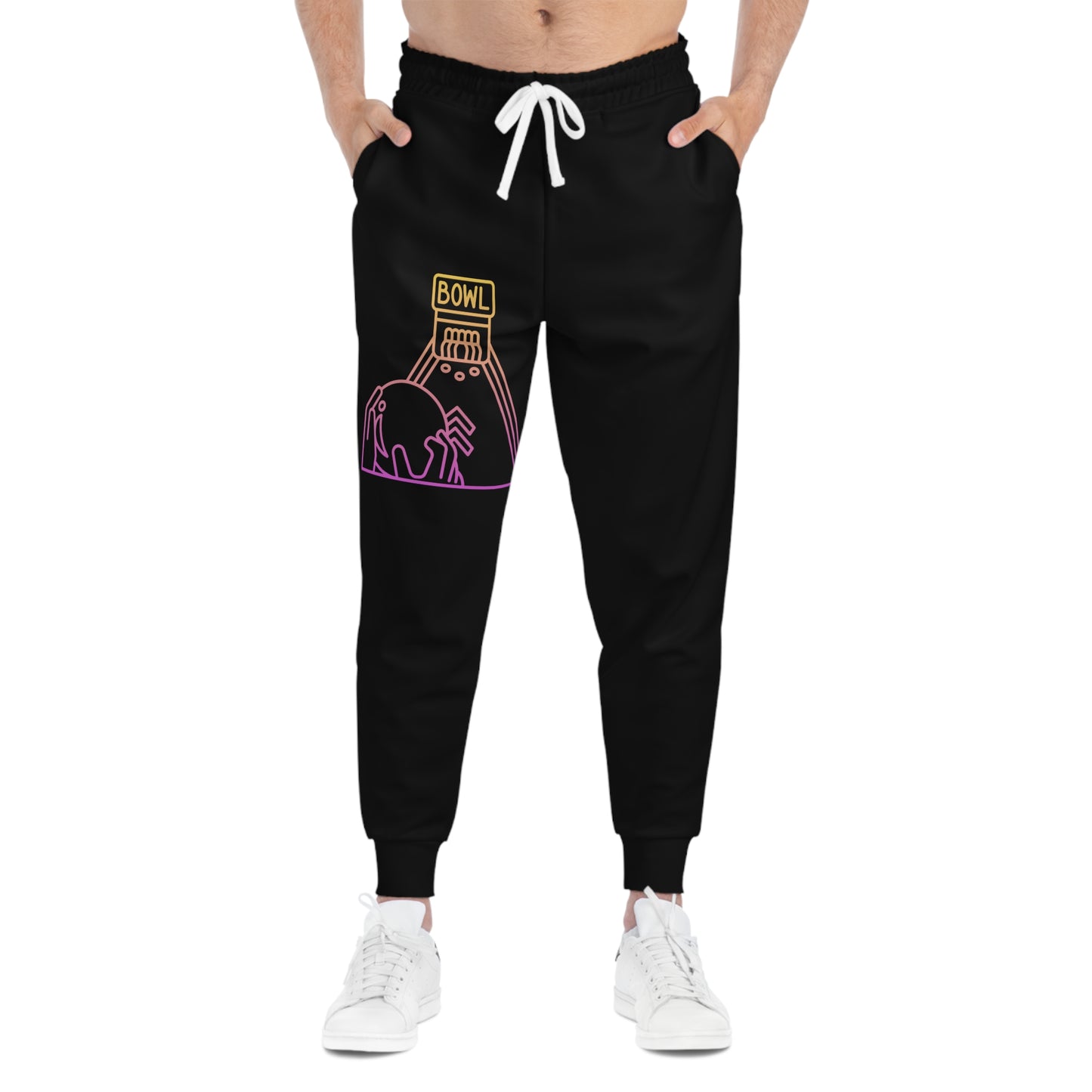 Athletic Joggers: Bowling Black