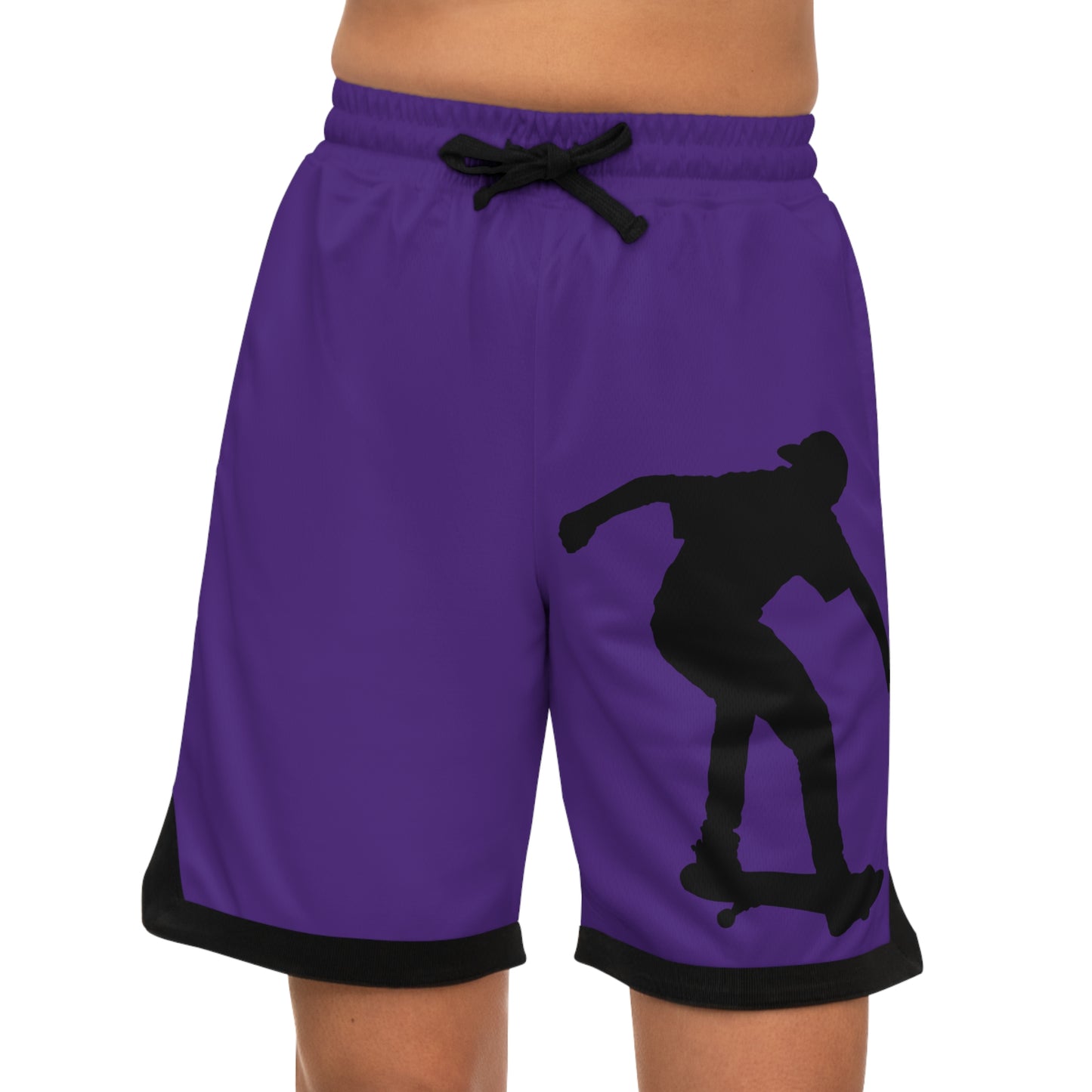 Basketball Rib Shorts: Skateboarding Purple