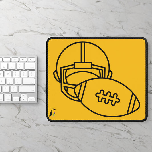 Gaming Mouse Pad: Football Yellow