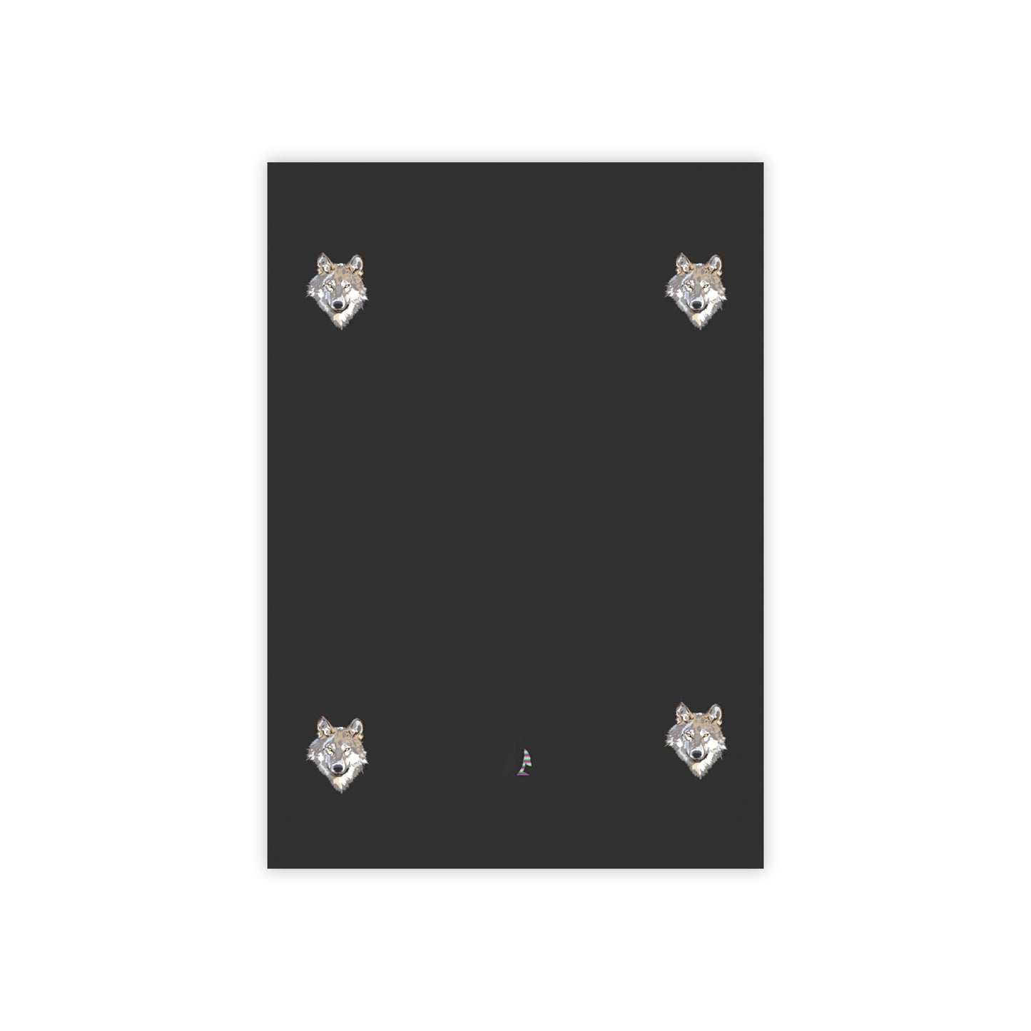 Post-it® Note Pads: Wolves Black