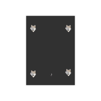 Post-it® Note Pads: Wolves Black