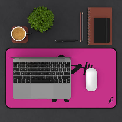 Desk Mat: Weightlifting Pink