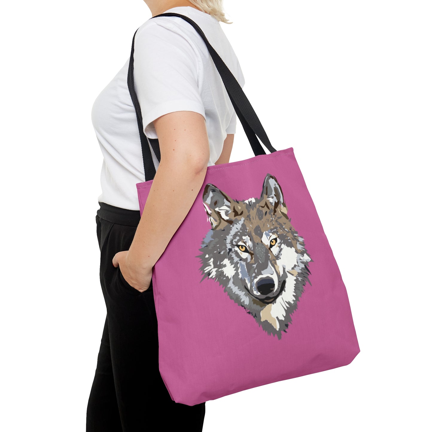 Tote Bag: Wolves Lite Pink