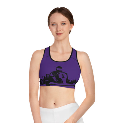 Sports Bra: Racing Purple