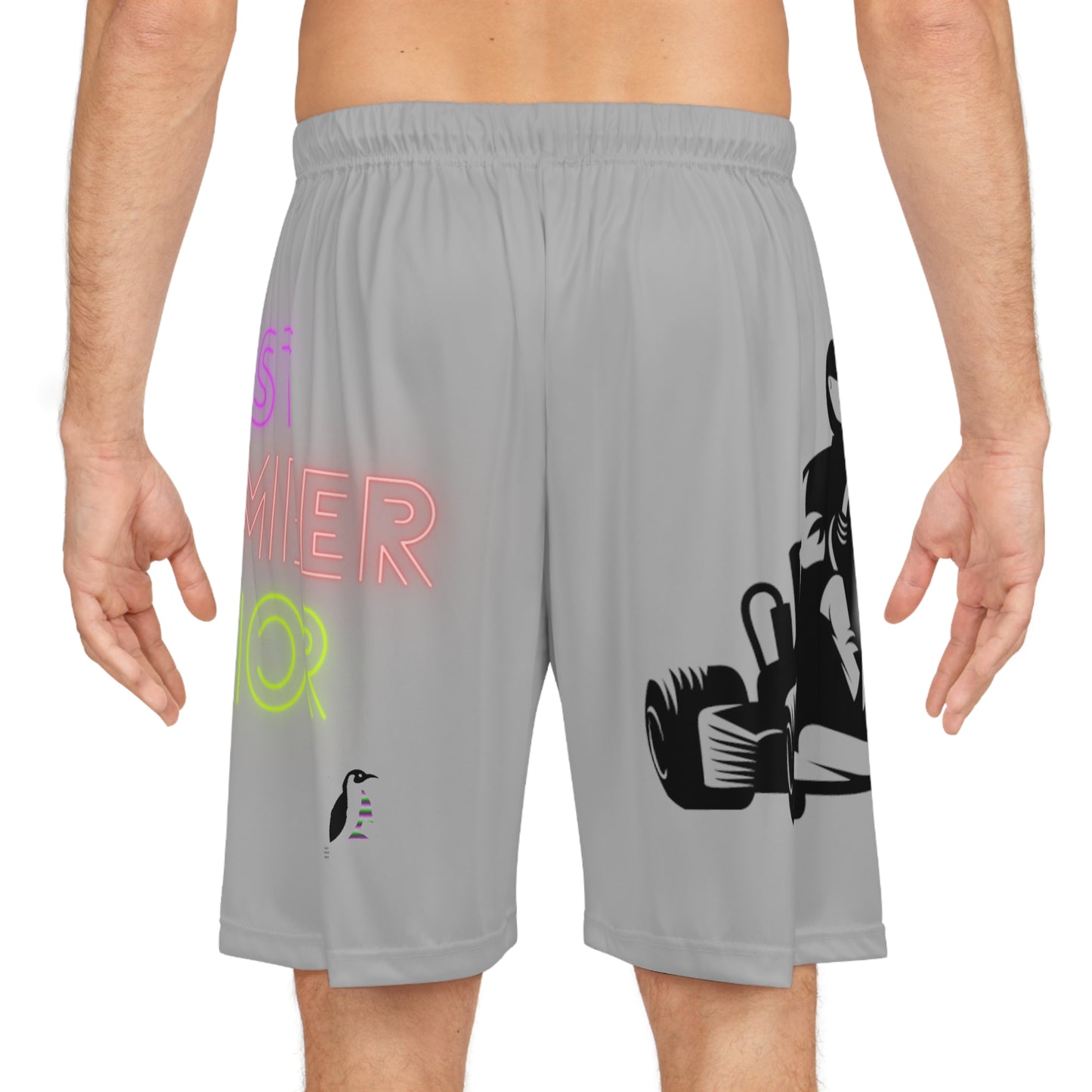 Basketball Shorts: Racing Lite Grey