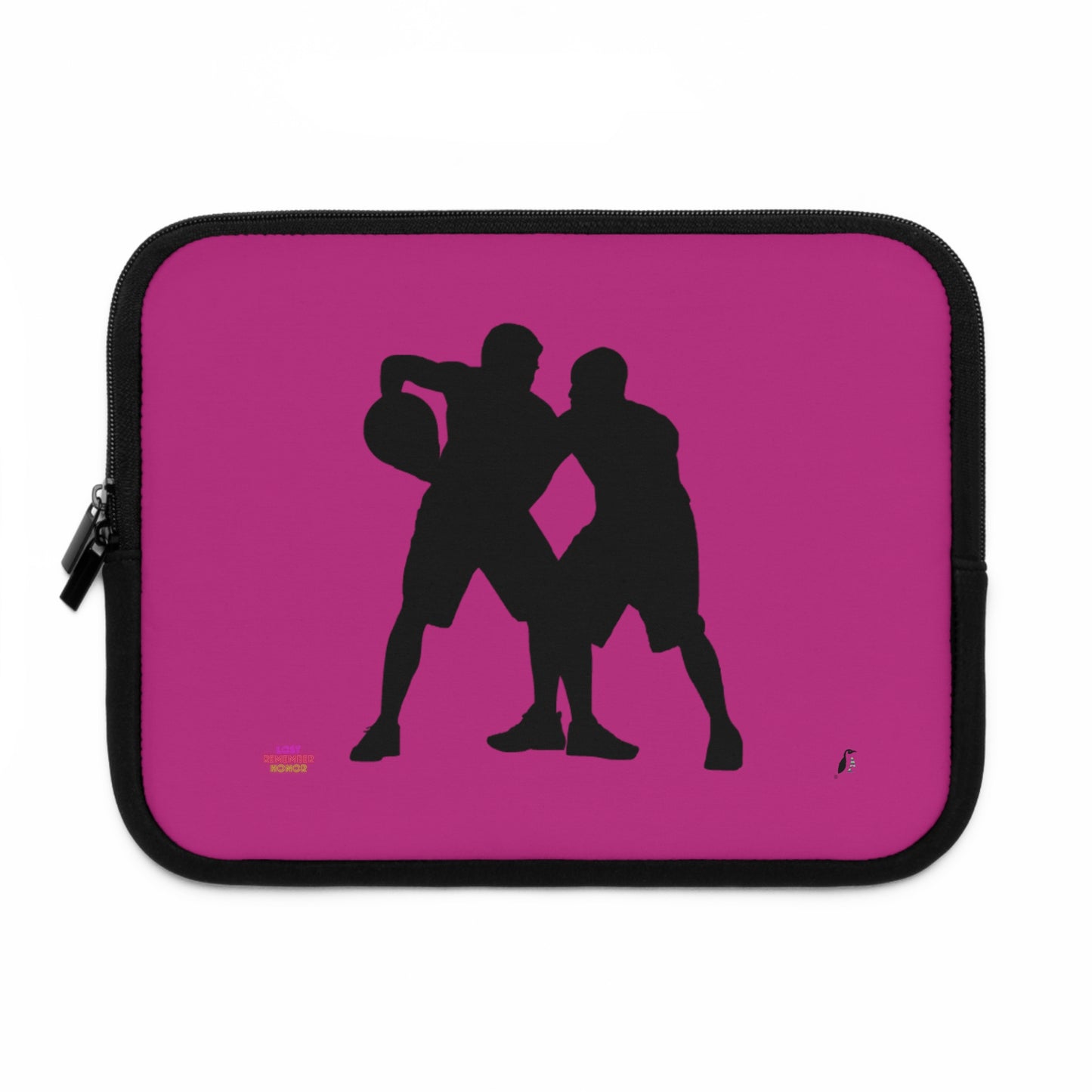 Laptop Sleeve: Basketball Pink