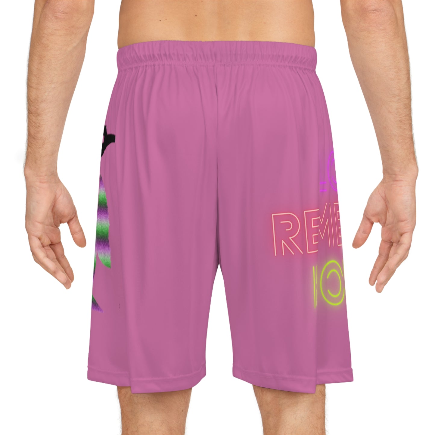 Basketball Shorts: Lost Remember Honor Lite Pink