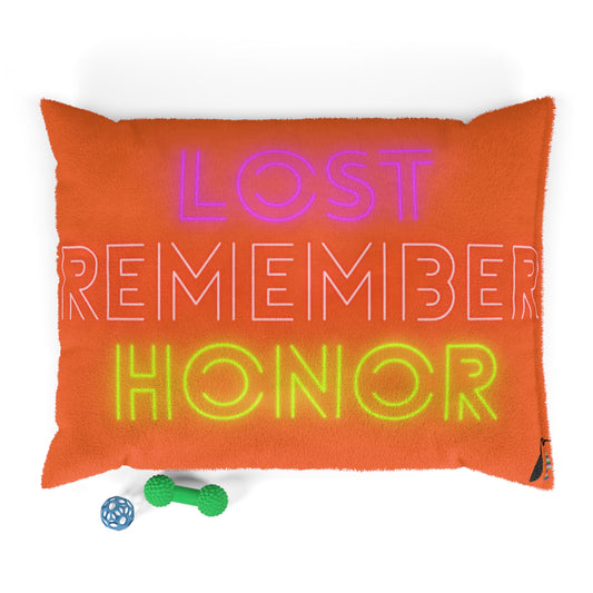 Pet Bed: Lost Remember Honor Orange