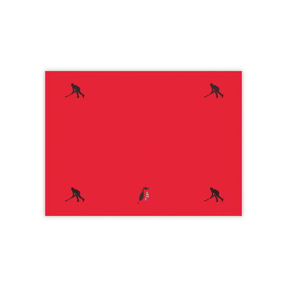 Post-it® Note Pads: Hockey Dark Red