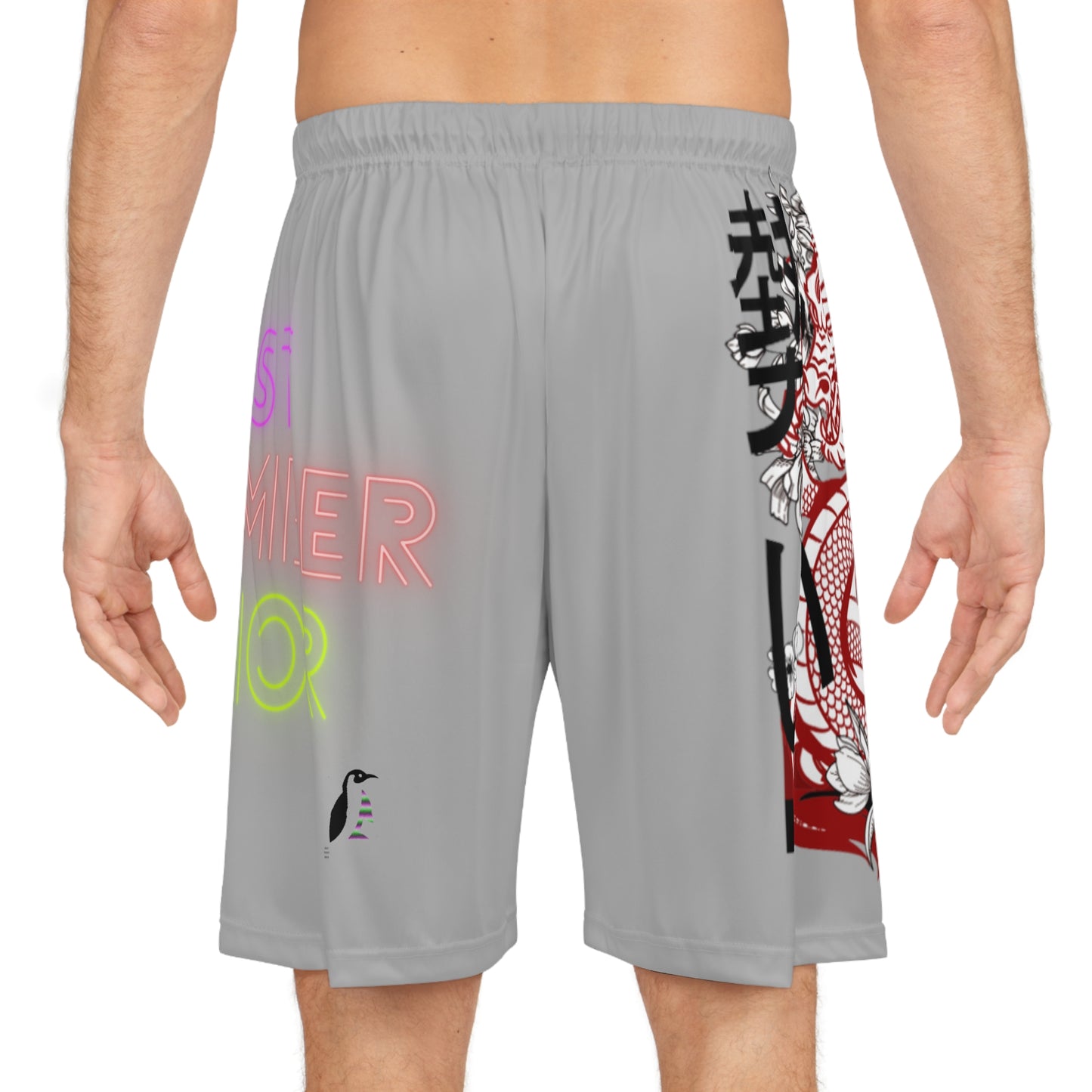 Basketball Shorts: Dragons Lite Grey