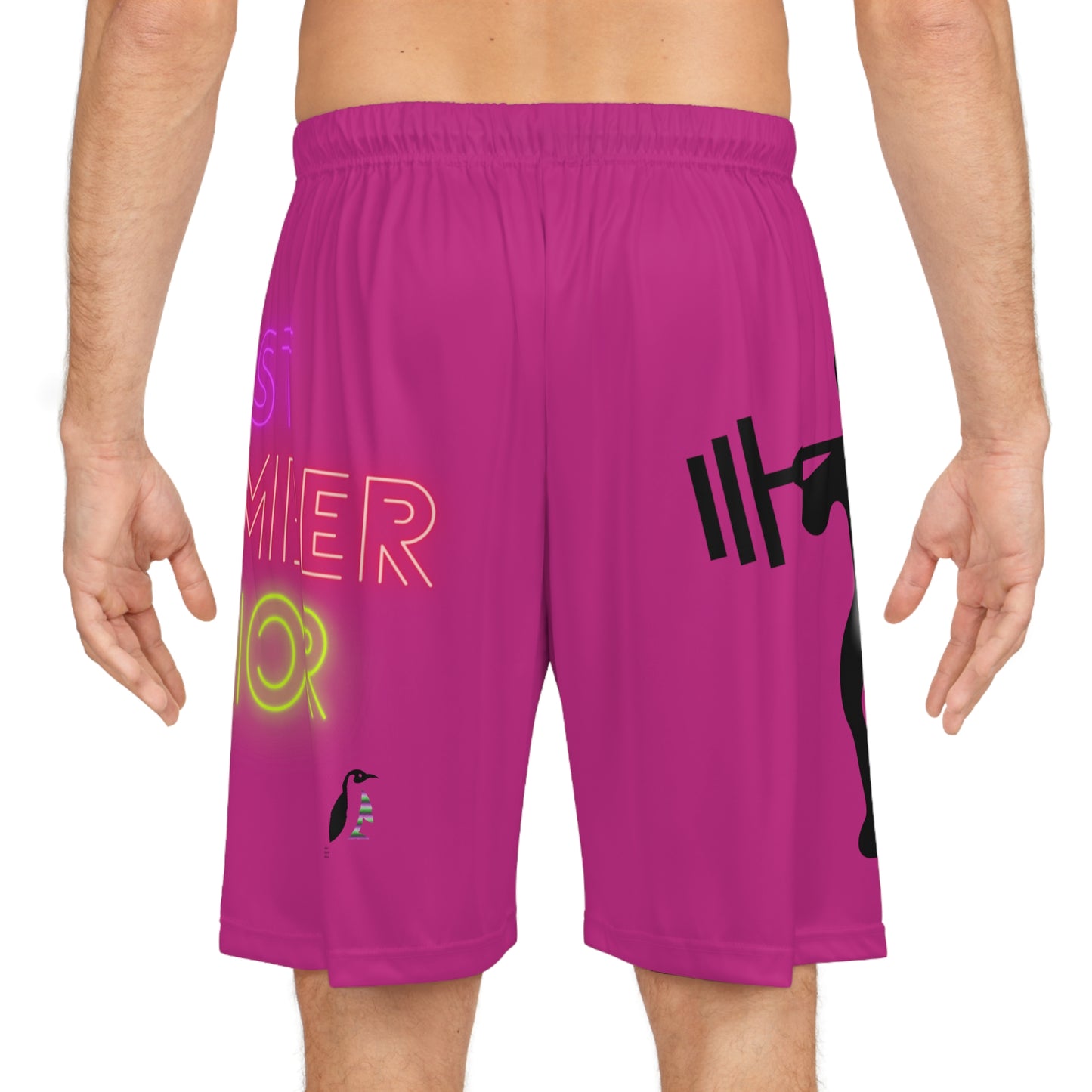 Basketball Shorts: Weightlifting Pink