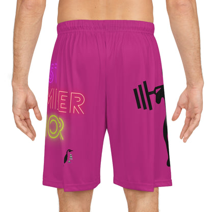 Basketball Shorts: Weightlifting Pink