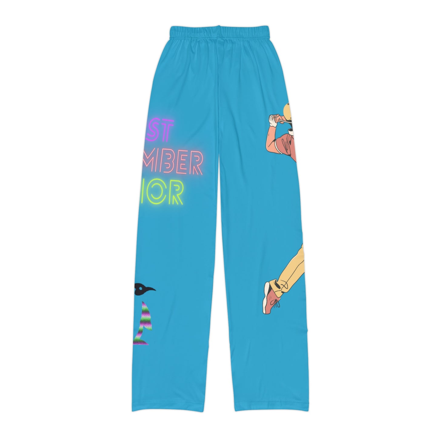 Kids Pajama Pants: Golf Turquoise