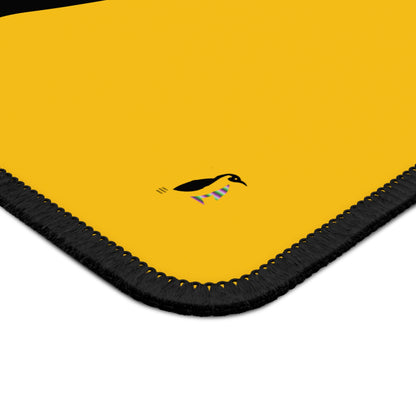 Gaming Mouse Pad: Weightlifting Yellow