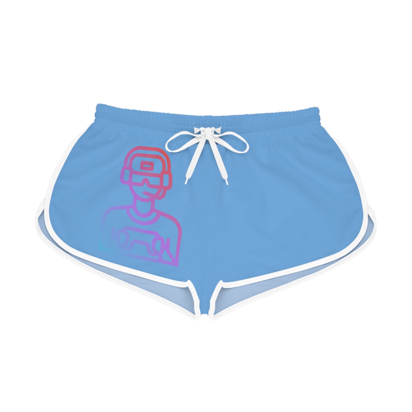 Women's Relaxed Shorts: Gaming Lite Blue