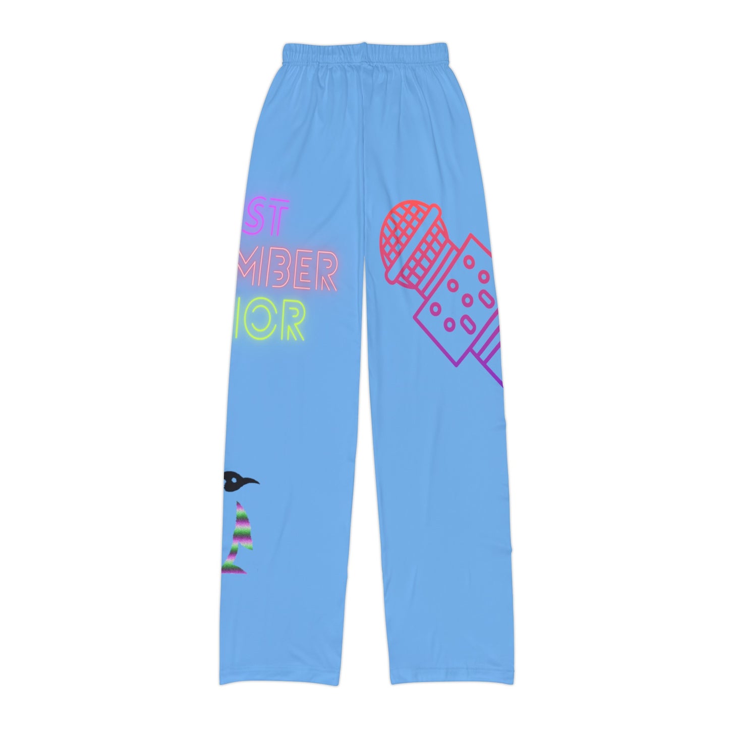 Kids Pajama Pants: Music Lite Blue