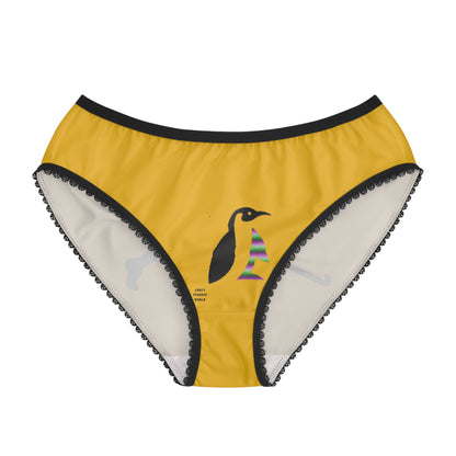 Women's Briefs: Hockey Yellow