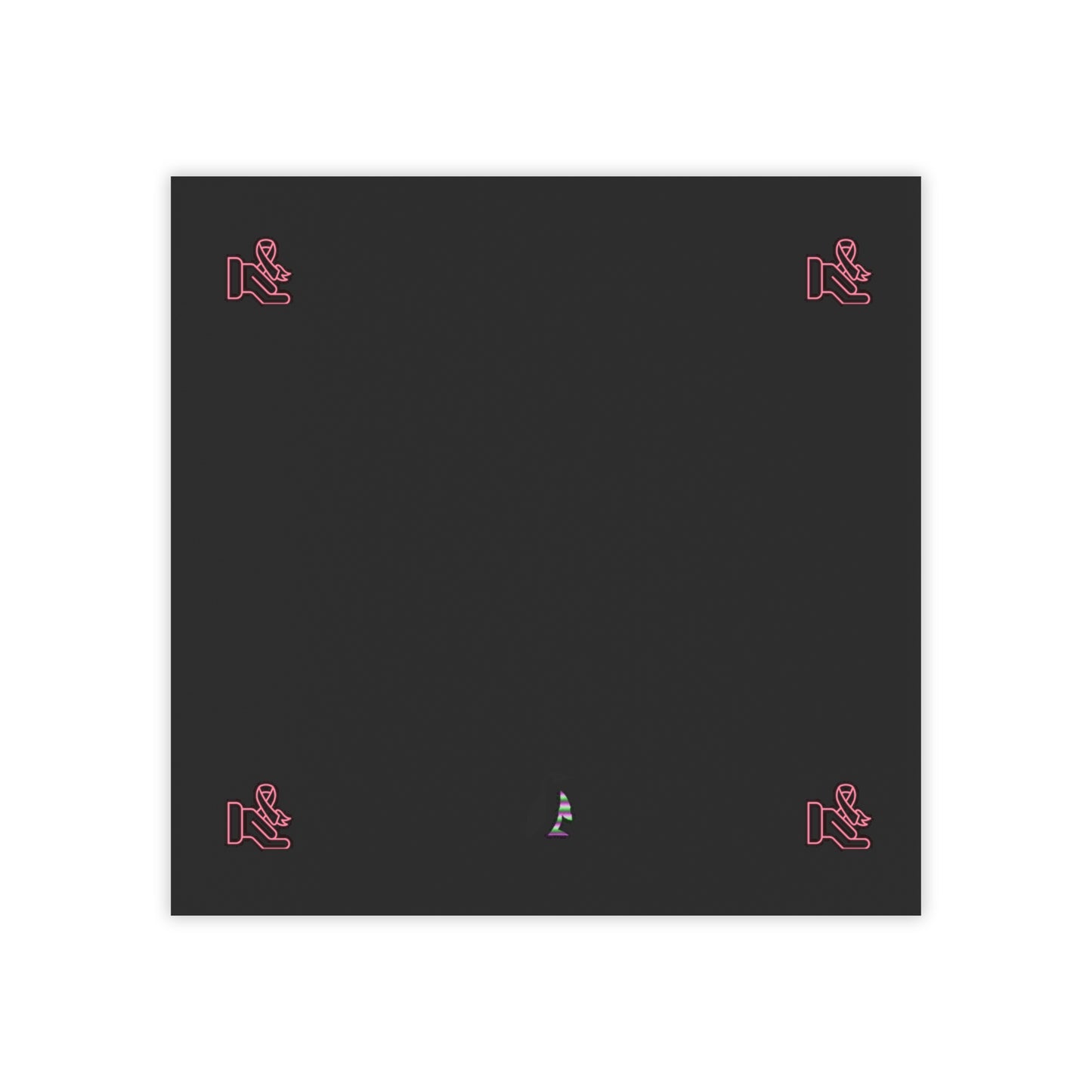 Post-it® Note Pads: Fight Cancer Black