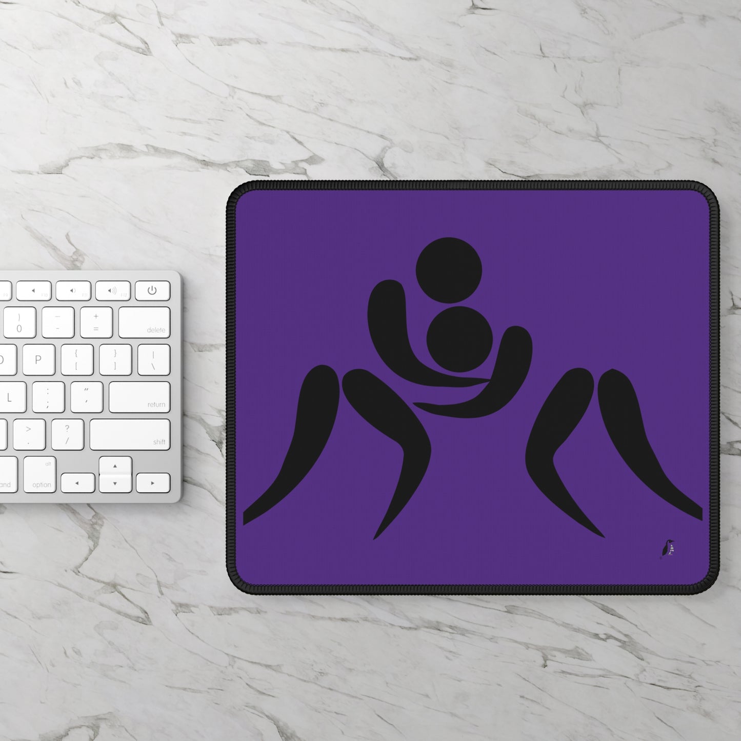 Gaming Mouse Pad: Wrestling Purple