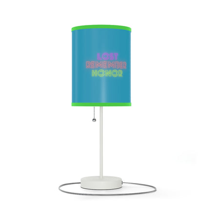 Lamp on a Stand, US|CA plug: Fight Cancer Turquoise