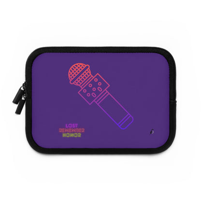 Laptop Sleeve: Music Purple