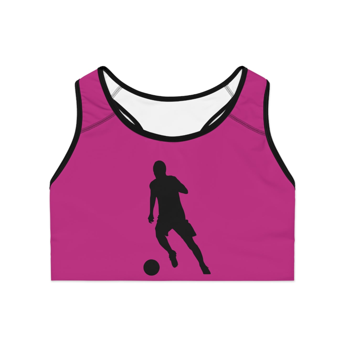 Sports Bra: Soccer Pink