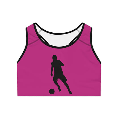 Sports Bra: Soccer Pink