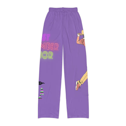 Kids Pajama Pants: Golf Lite Purple