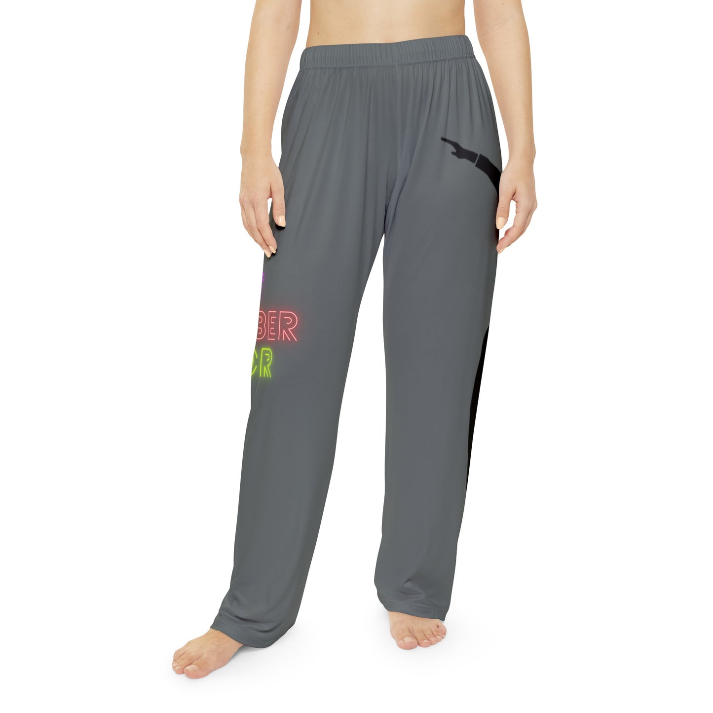 Women's Pajama Pants: Dance Dark Grey