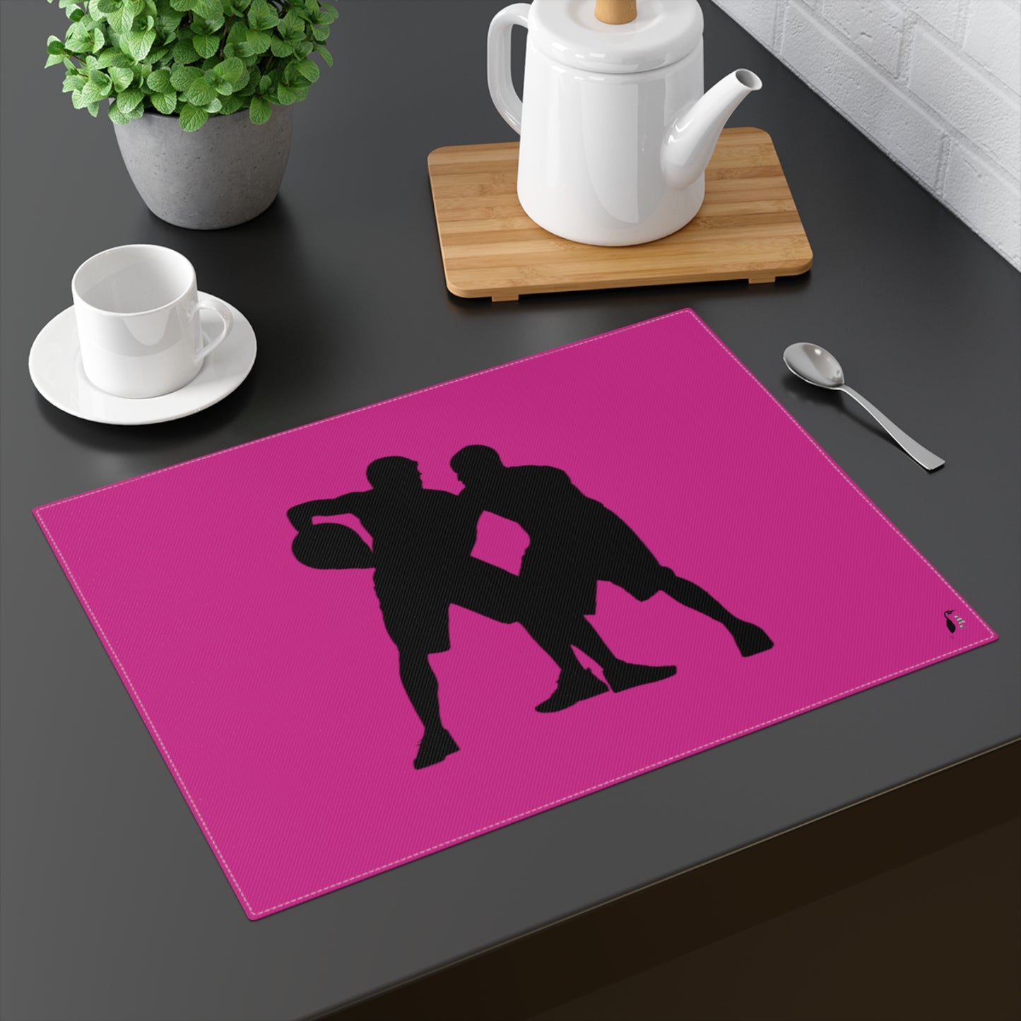 Placemat, 1pc: Basketball Pink