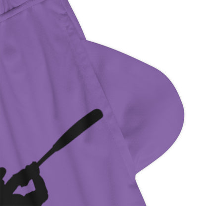 Basketball Rib Shorts: Baseball Lite Purple