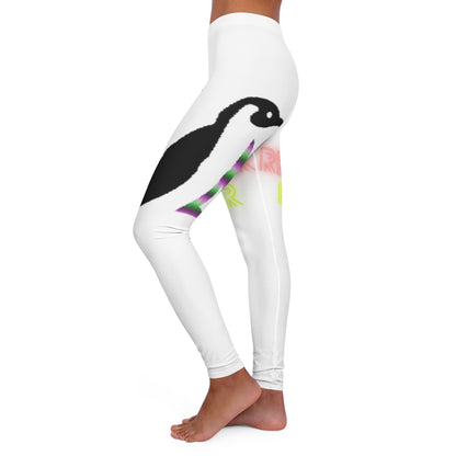 Women's Spandex Leggings: Lost Remember Honor White