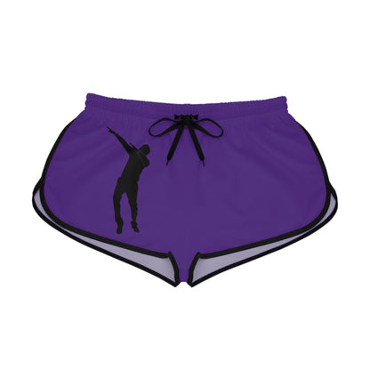 Women's Relaxed Shorts: Dance Purple