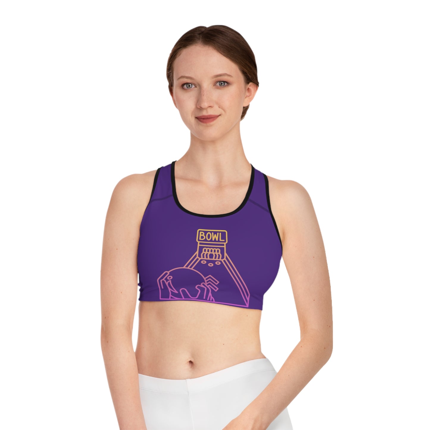 Sports Bra: Bowling Purple