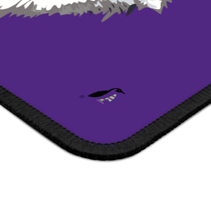 Gaming Mouse Pad: Wolves Purple