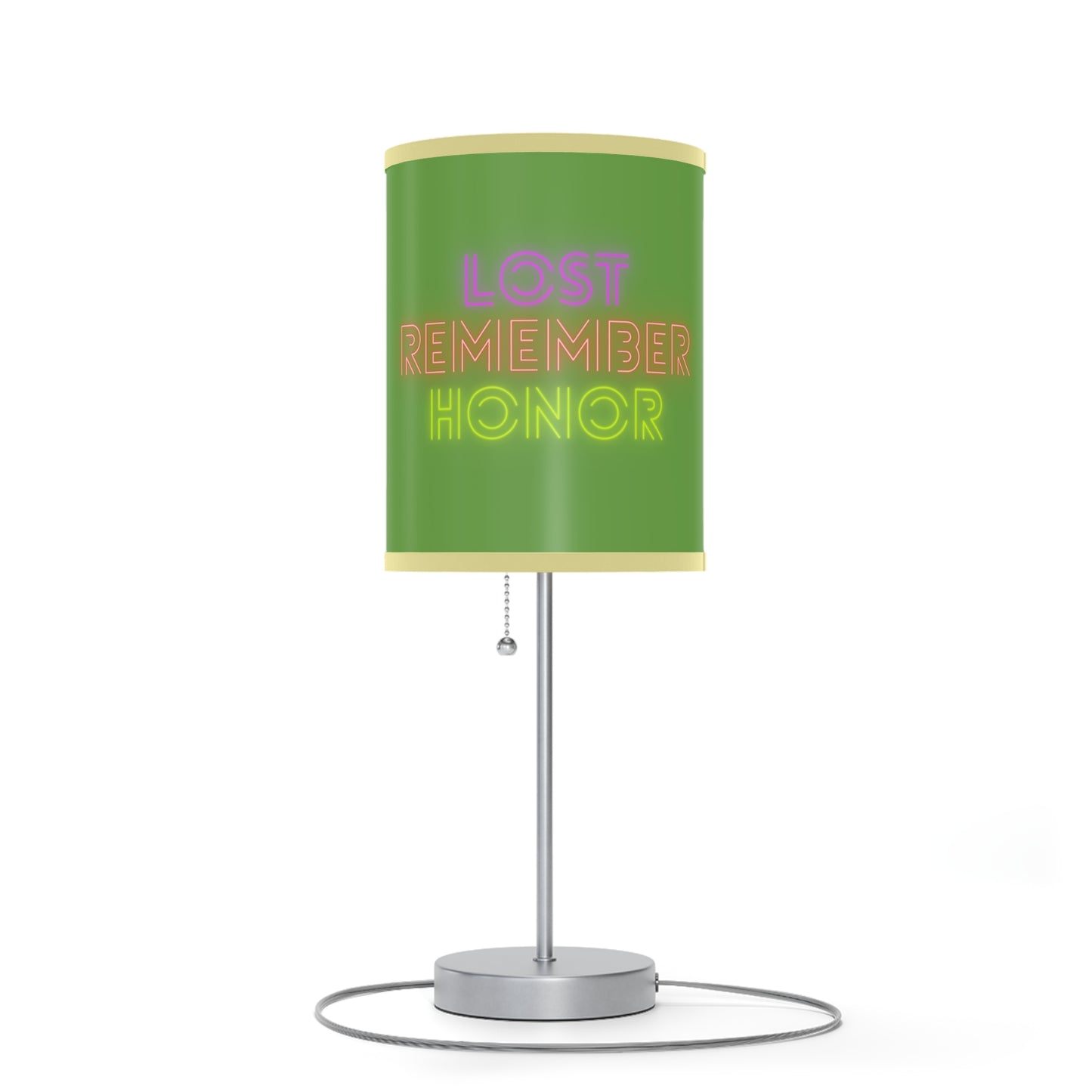 Lamp on a Stand, US|CA plug: Wolves Green