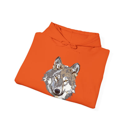 Heavy Blend™ Hooded Sweatshirt: Wolves #1