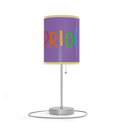 Lamp on a Stand, US|CA plug: LGBTQ Pride Lite Purple 