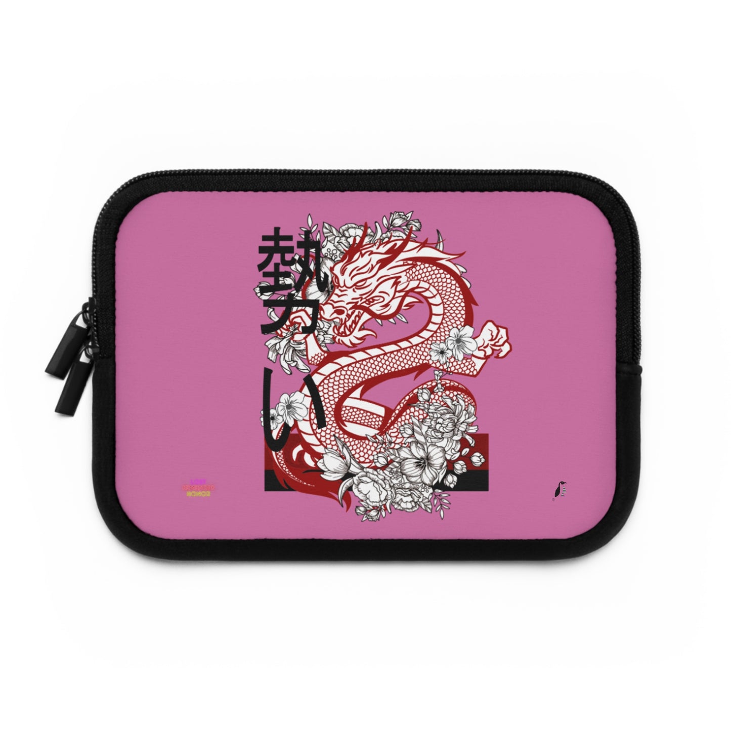 Laptop Sleeve: Dragons Lite Pink