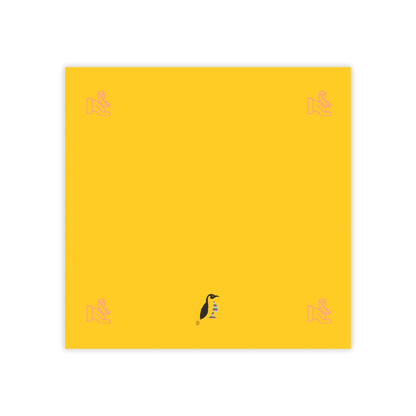 Post-it® Note Pads: Fight Cancer Yellow