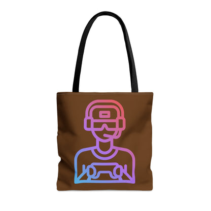 Tote Bag: Gaming Brown